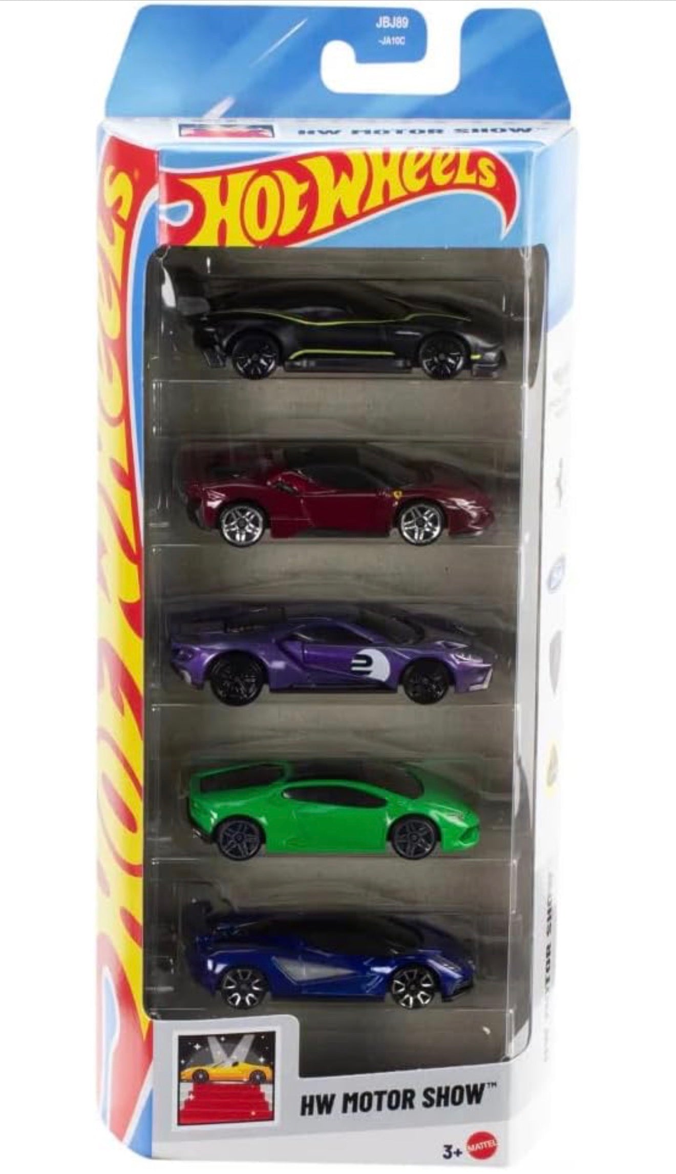 HOT WHEELS PACK OF 5 : MOTOR SHOW  : SEALED
