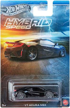 EXCLUSIVES Hot Wheels Premium Silver Series Hybrid Speed '17 Acura NSX - Black -